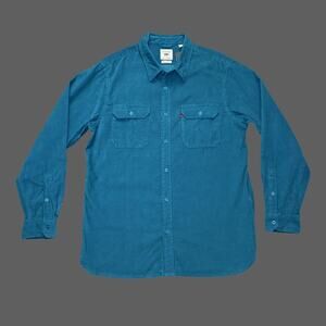 Levi’s Jackson Worker Shirt Ocean Depths Mens Size M